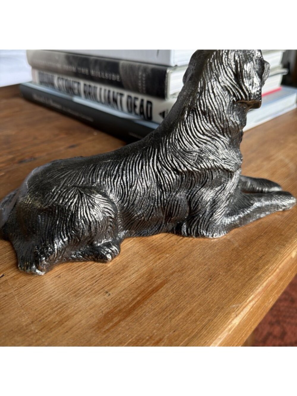 Metal Dog statue sculpture figurine Retriever - Picture 6 of 8